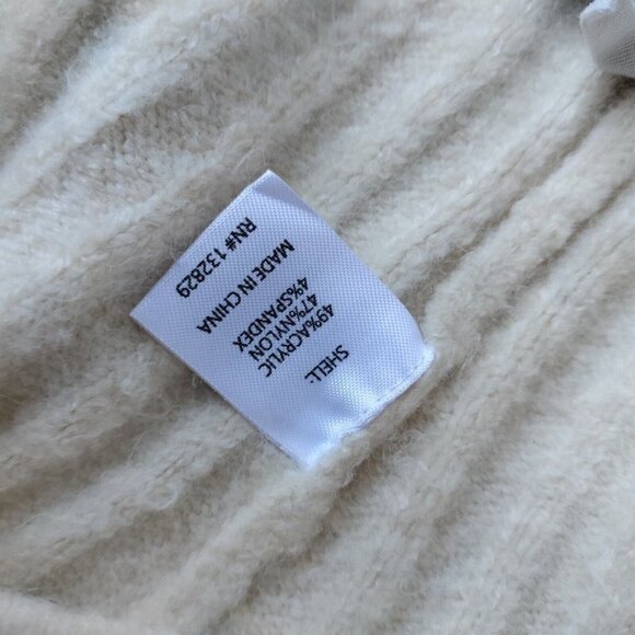 Weekend Stories Revolve Ribbed High-Rise Cozy Knitted Tapered Pants Medium Women - Picture 12 of 13